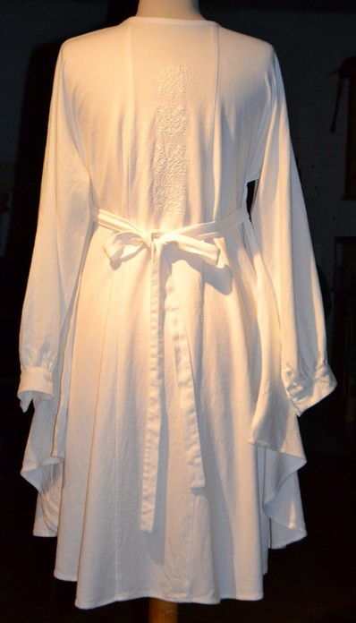 hvid kjole bag