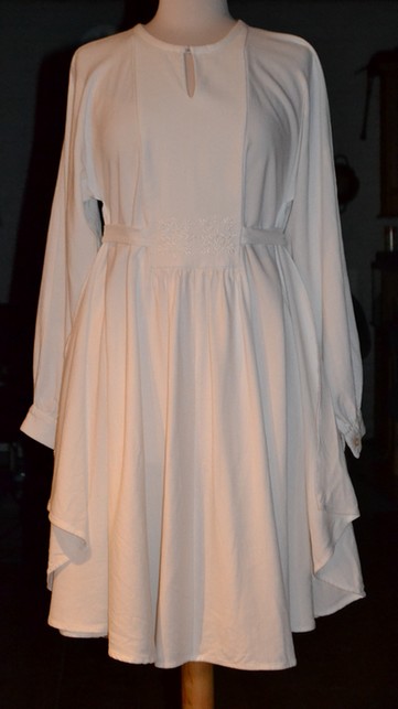 hvid kjole for